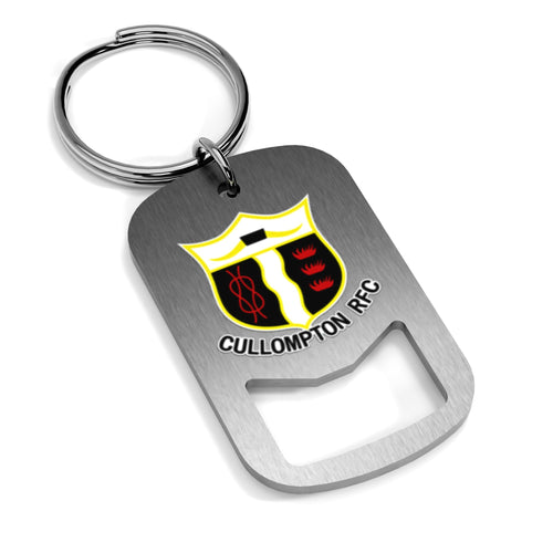 Cullompton RFC Metal Beer Opener Keyring