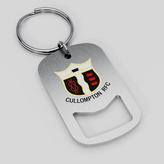 Cullompton RFC Metal Beer Opener Keyring