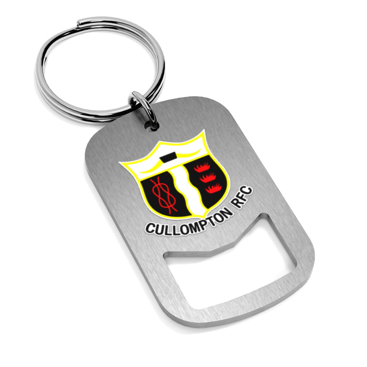 Cullompton RFC Metal Beer Opener Keyring