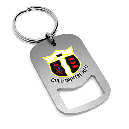 Cullompton RFC Metal Beer Opener Keyring