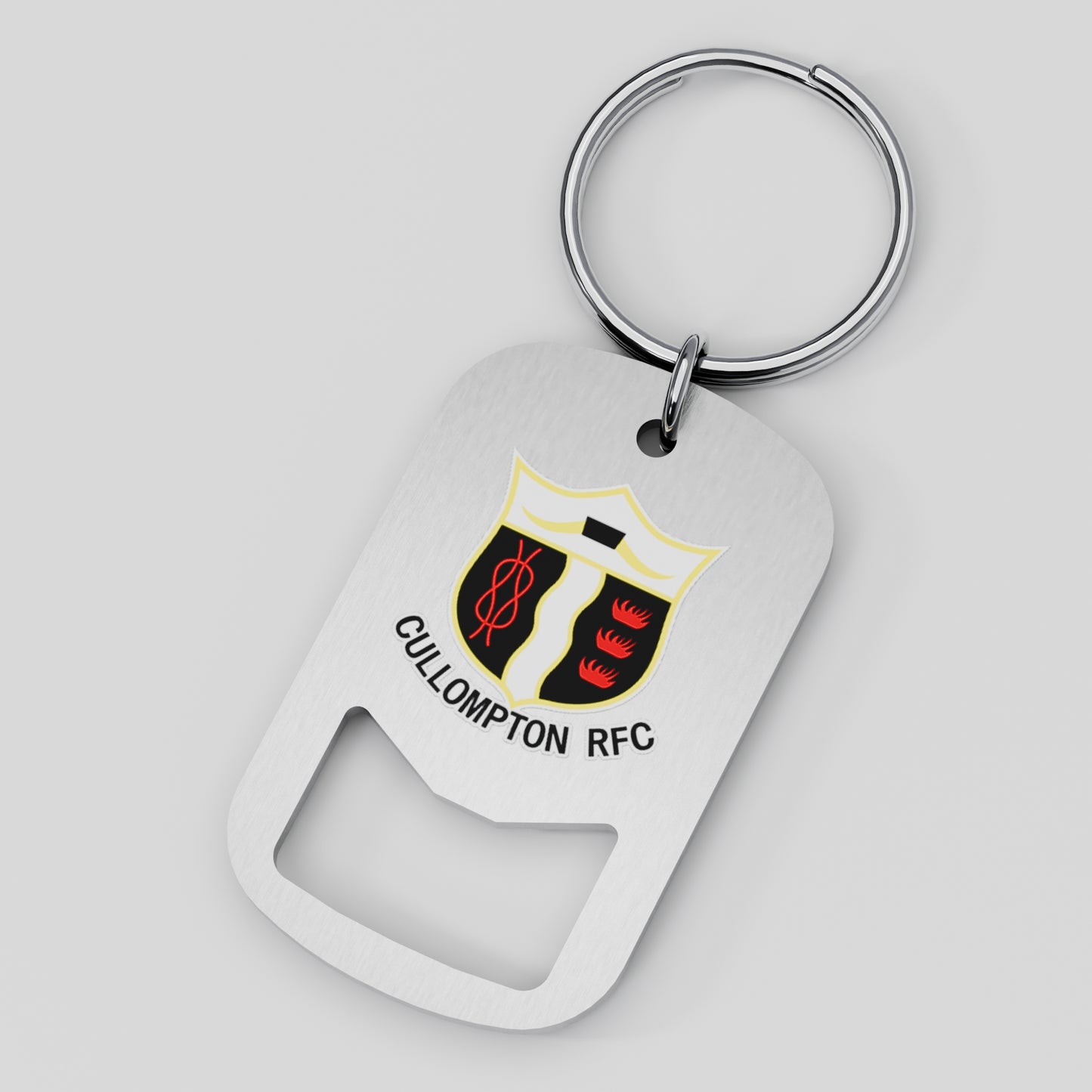 Cullompton RFC Metal Beer Opener Keyring