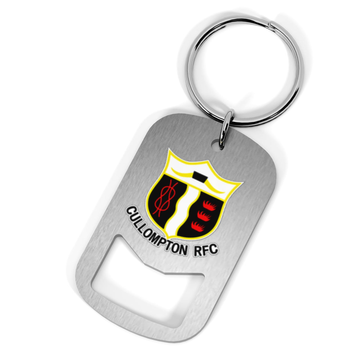 Cullompton RFC Metal Beer Opener Keyring