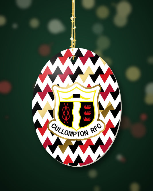Cullompton RFC Christmas Oval Harlequin