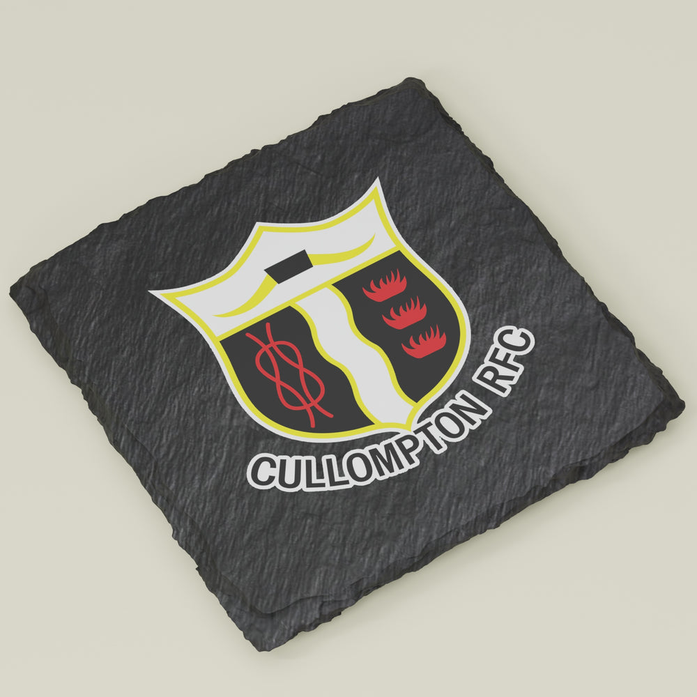 Cullompton RFC Slate Coaster