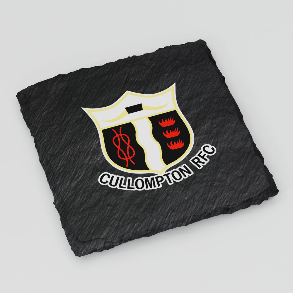 Cullompton RFC Slate Coaster