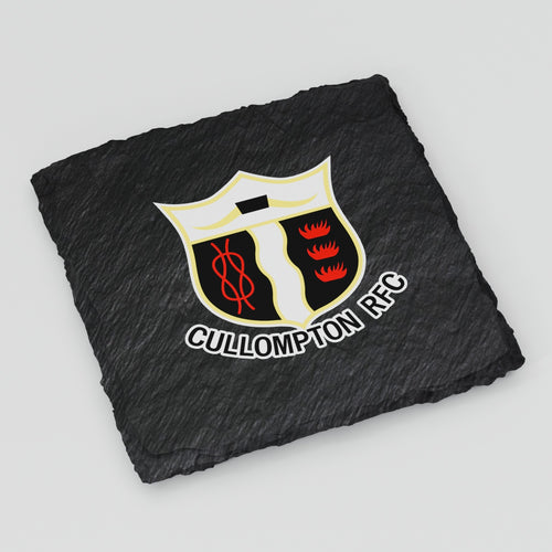 Cullompton RFC Slate Coaster