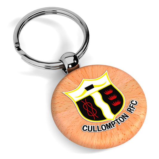 Cullompton RFC Wooden Keyring