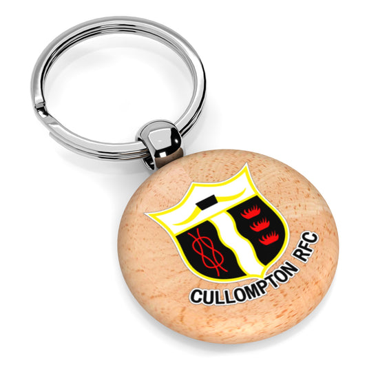 Cullompton RFC Wooden Keyring