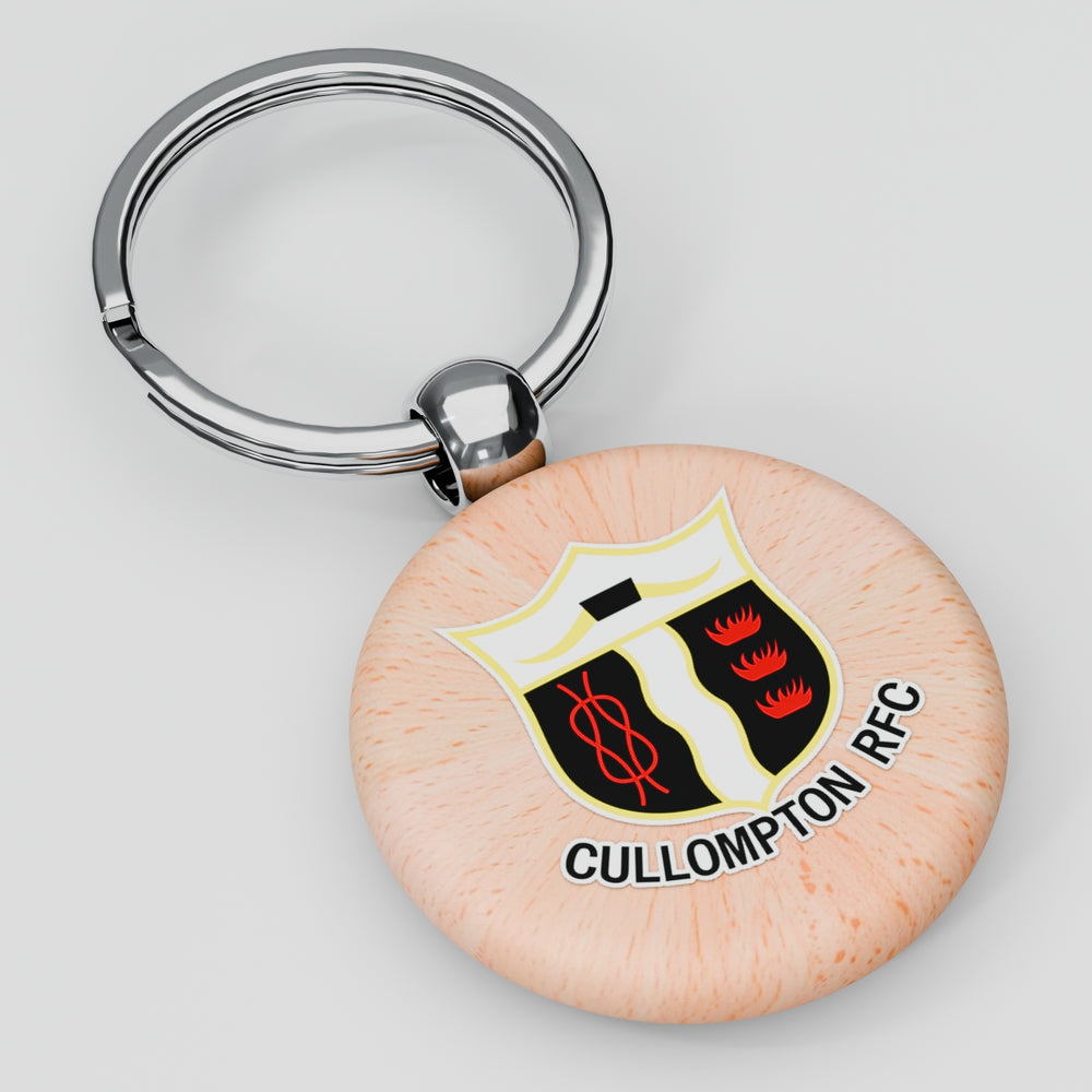 Cullompton RFC Wooden Keyring