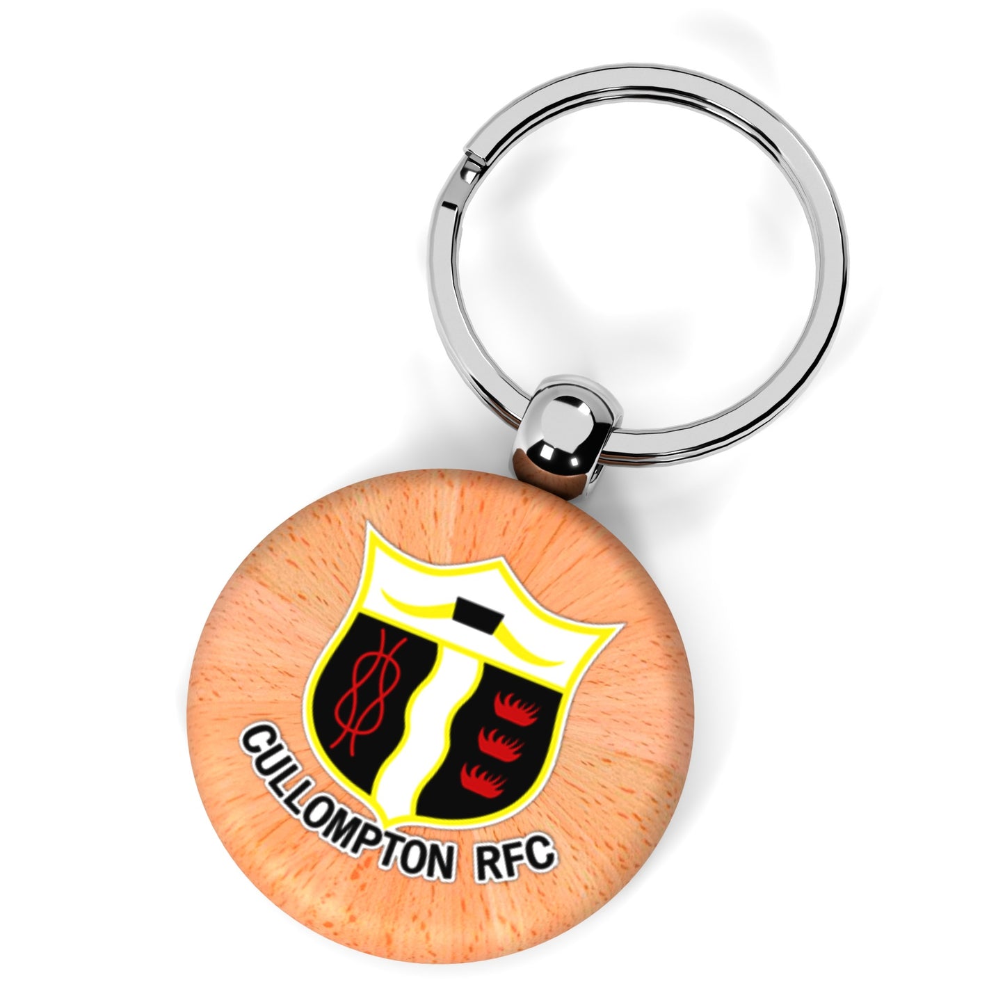 Cullompton RFC Wooden Keyring