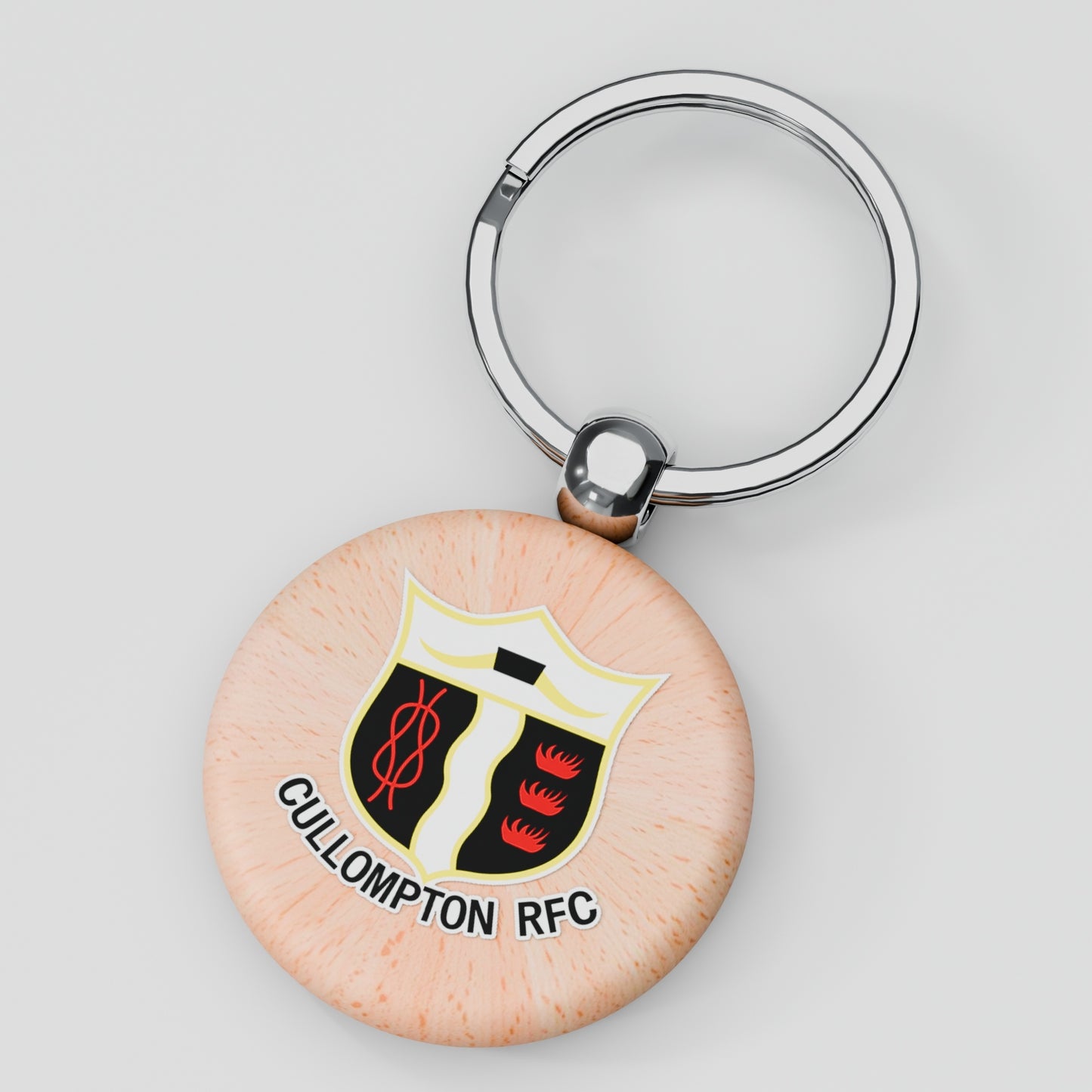 Cullompton RFC Wooden Keyring