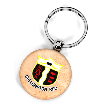 Cullompton RFC Wooden Keyring