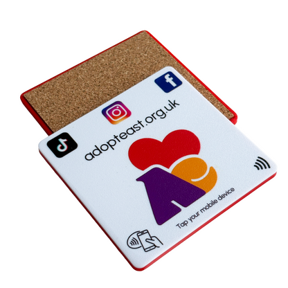Custom Smart NFC Square Coaster