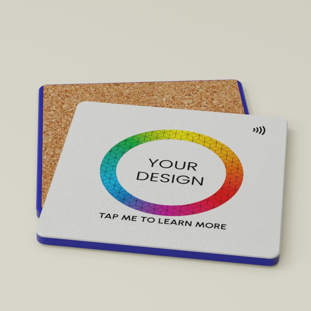 Custom Smart NFC Square Coaster
