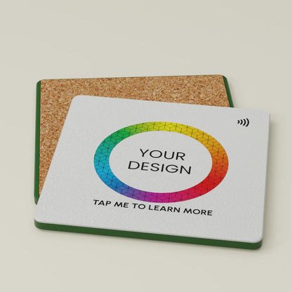 Custom Smart NFC Square Coaster