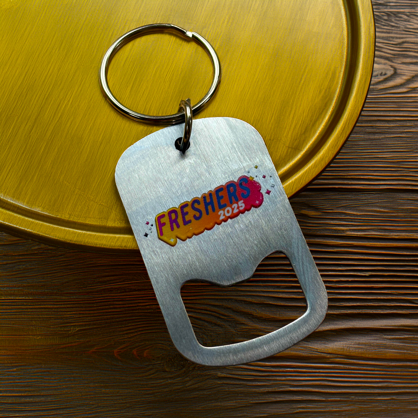 Metal Beer Opener Keyring
