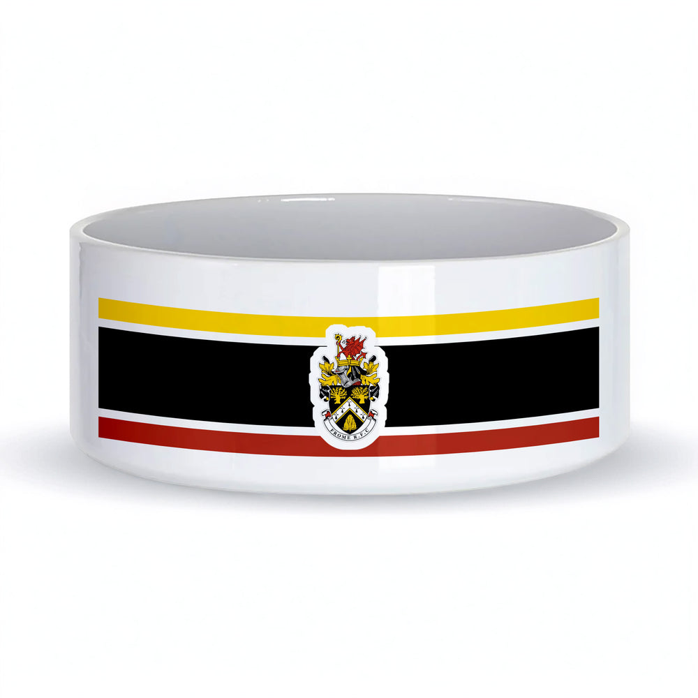 Frome RFC Ceramic Dog Bowl