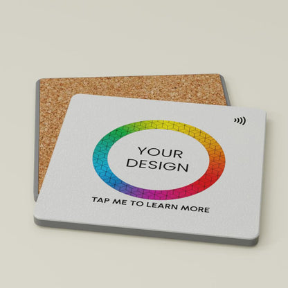 Custom Smart NFC Square Coaster