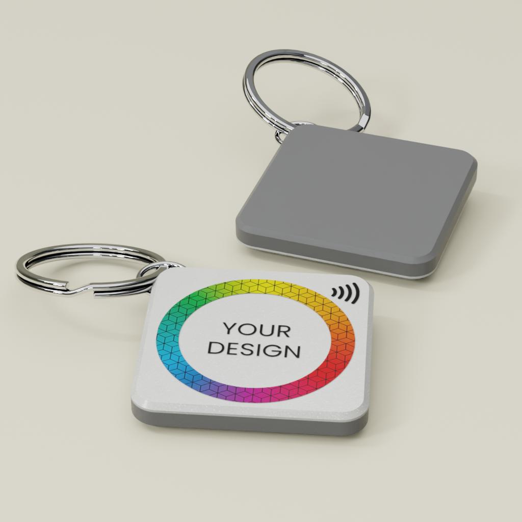 Custom Smart NFC Square Keyring