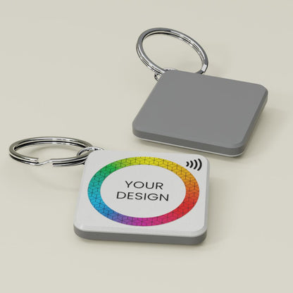 Custom Smart NFC Square Keyring