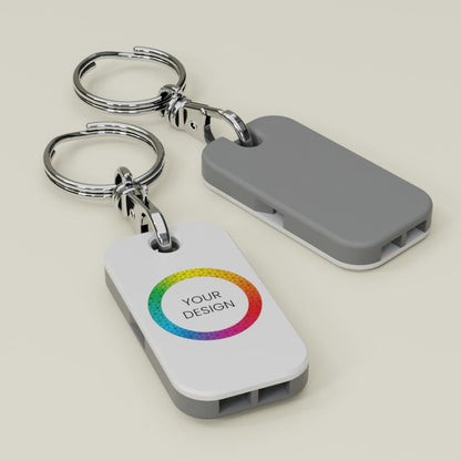 Custom Whistle Keyring