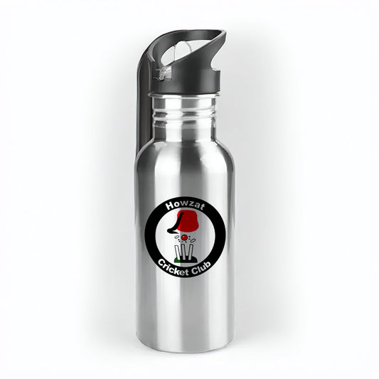Howzat CC 500ml Metal Straw Bottle