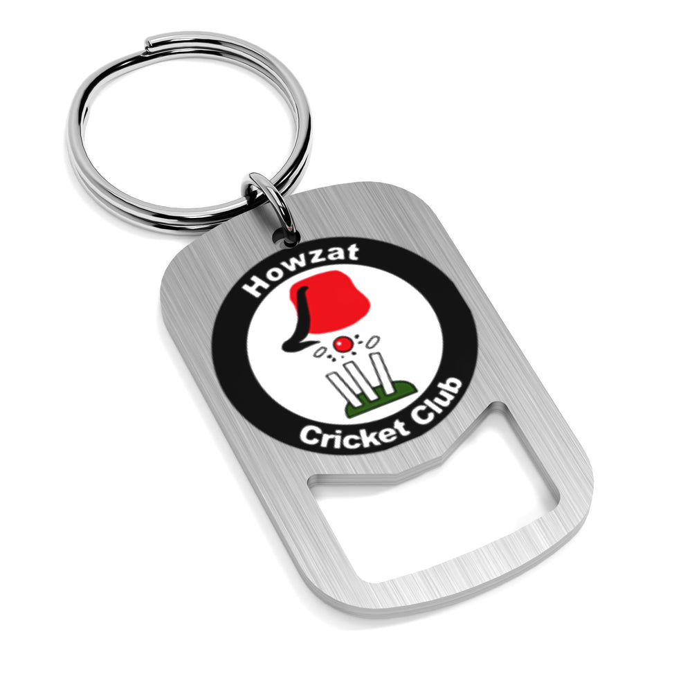 Howzat CC Metal Beer Opener Keyring
