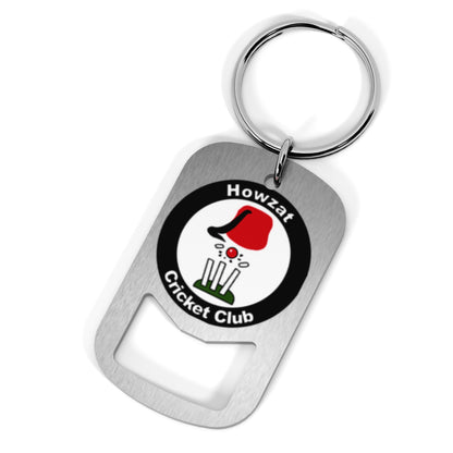 Howzat CC Metal Beer Opener Keyring