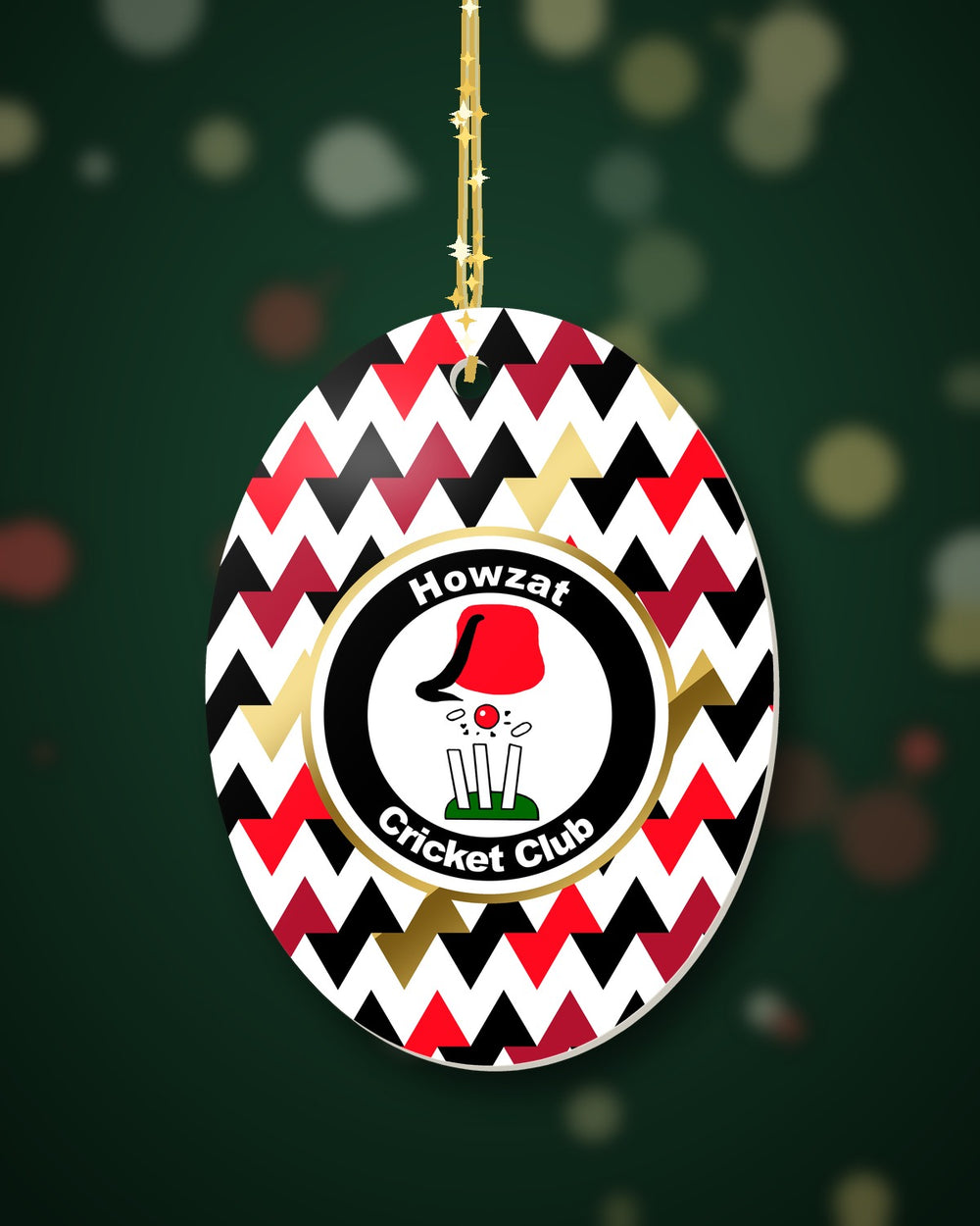 Howzat CC Christmas Oval Harlequin