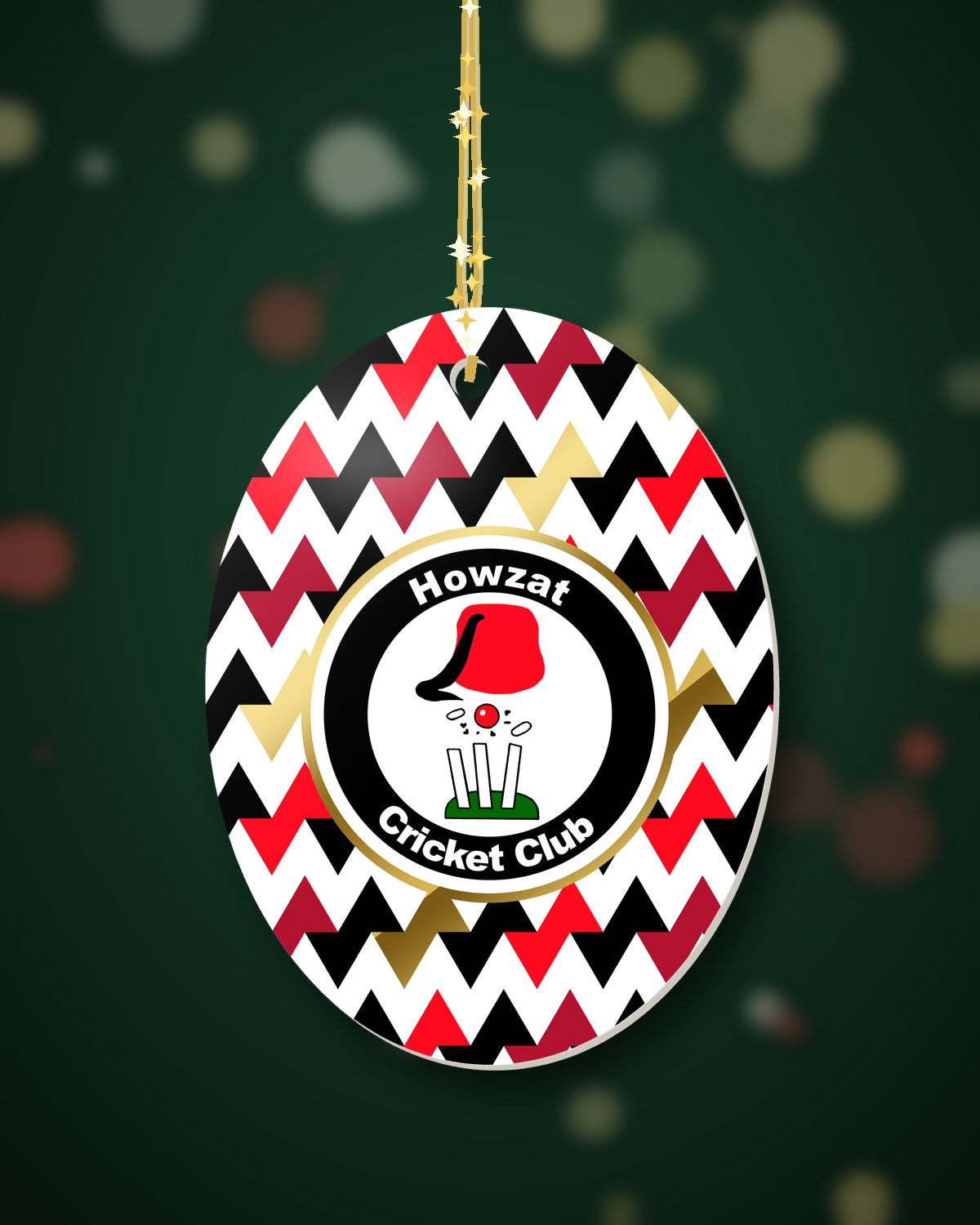Howzat CC Christmas Oval Harlequin
