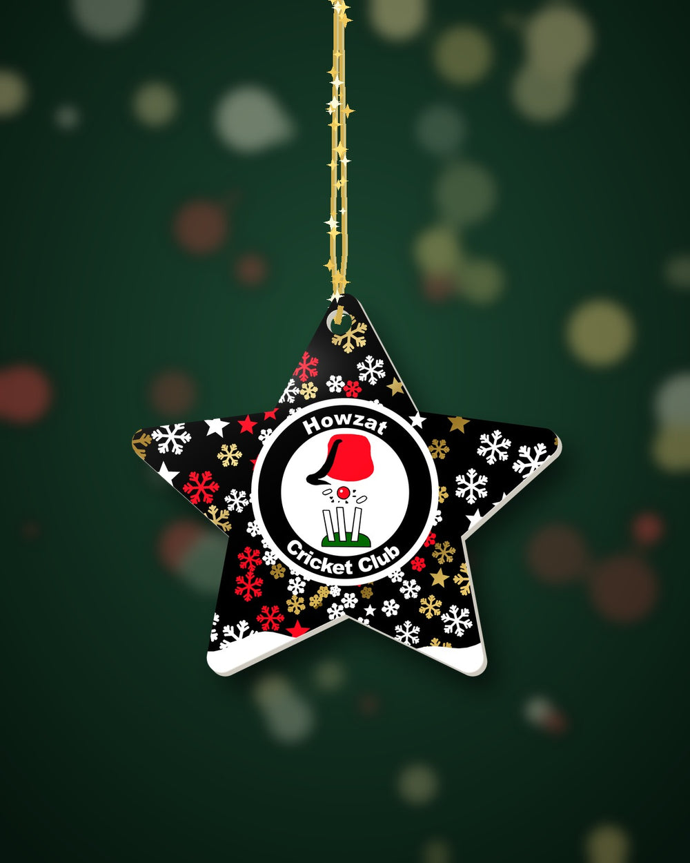 Howzat CC Christmas Star Snowfall