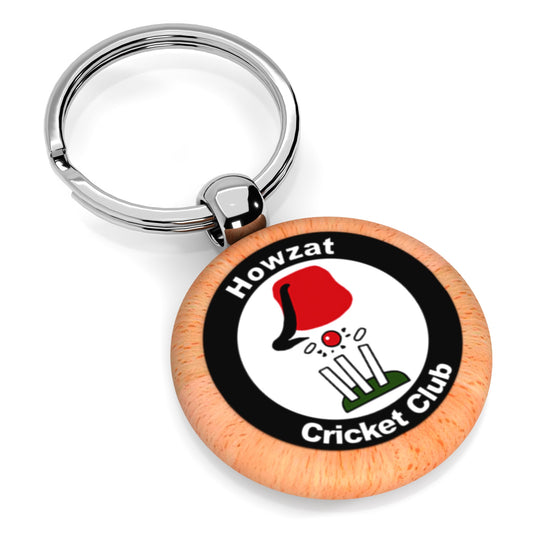 Howzat CC Wooden Keyring