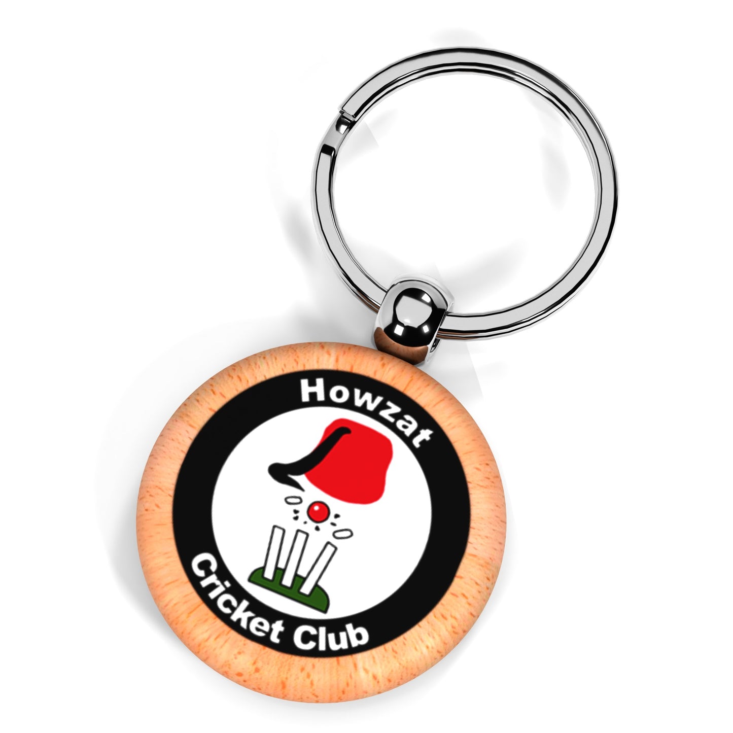Howzat CC Wooden Keyring
