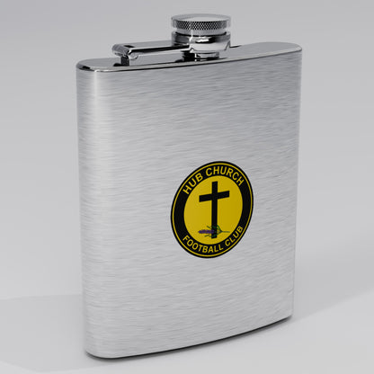 Hub Church FC 7oz Hip Flask
