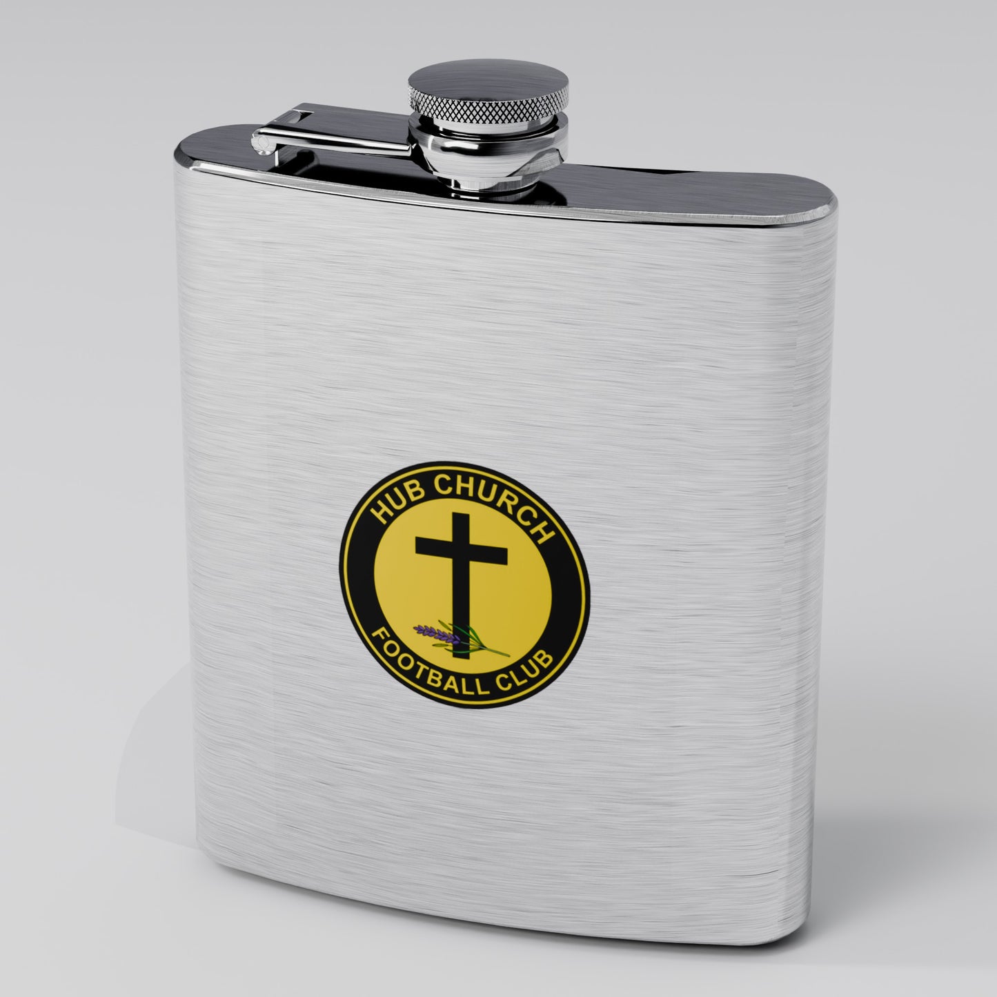 Hub Church FC 7oz Hip Flask