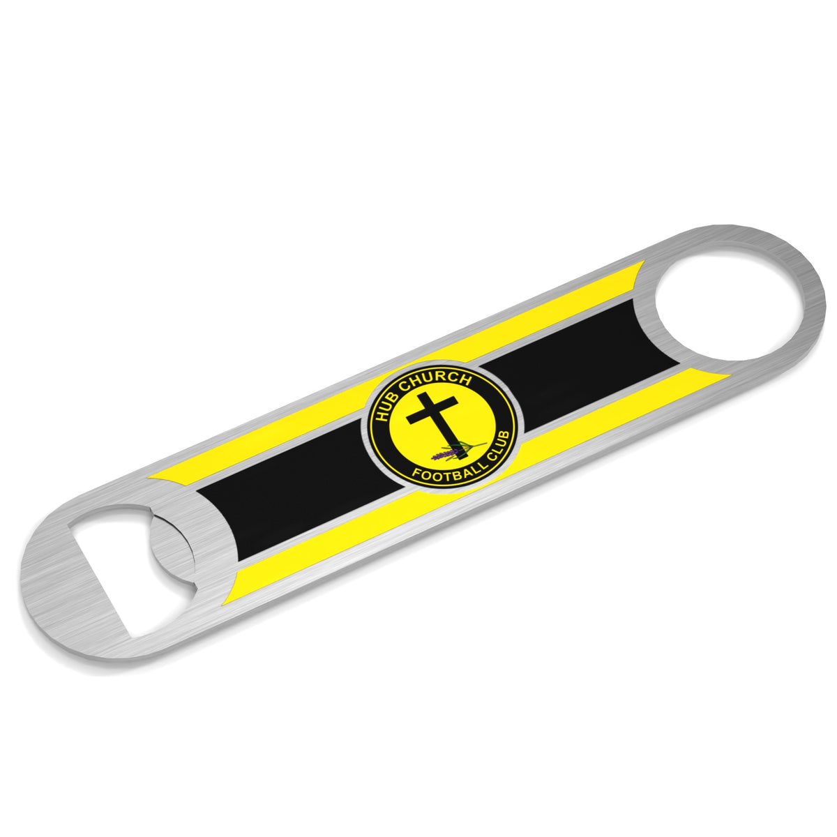 Hub Church FC Beer Opener Bar Blade