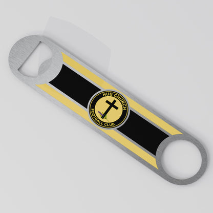 Hub Church FC Beer Opener Bar Blade