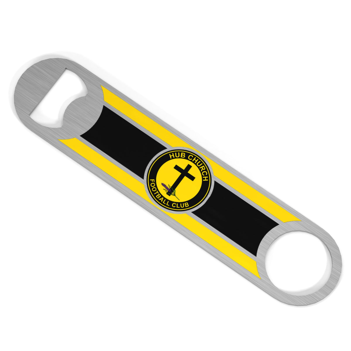 Hub Church FC Beer Opener Bar Blade