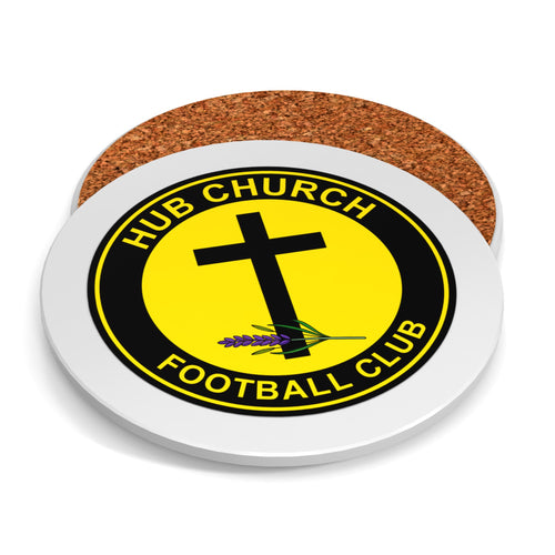 Hub Church FC Ceramic Coaster