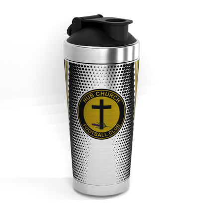 Hub Church FC 500ml Protein Shaker - crest front