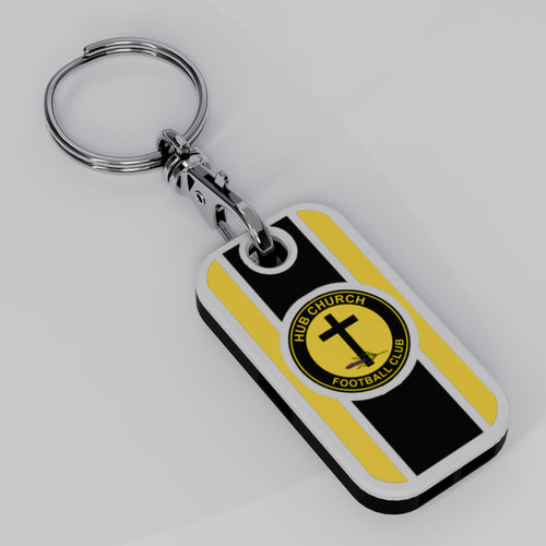 Hub Church FC Whistle Keyring