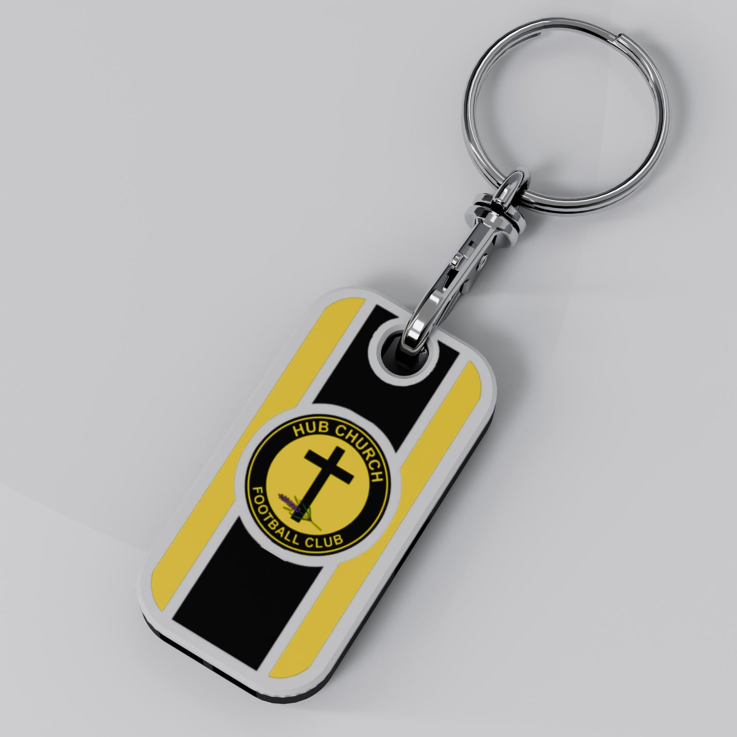 Hub Church FC Whistle Keyring