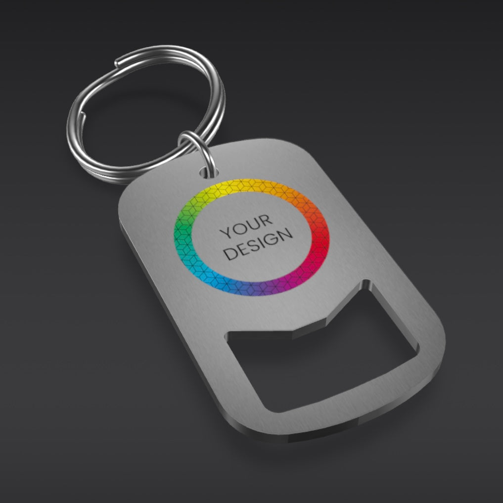 Metal Beer Opener Keyring