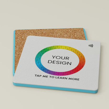 Custom Smart NFC Square Coaster
