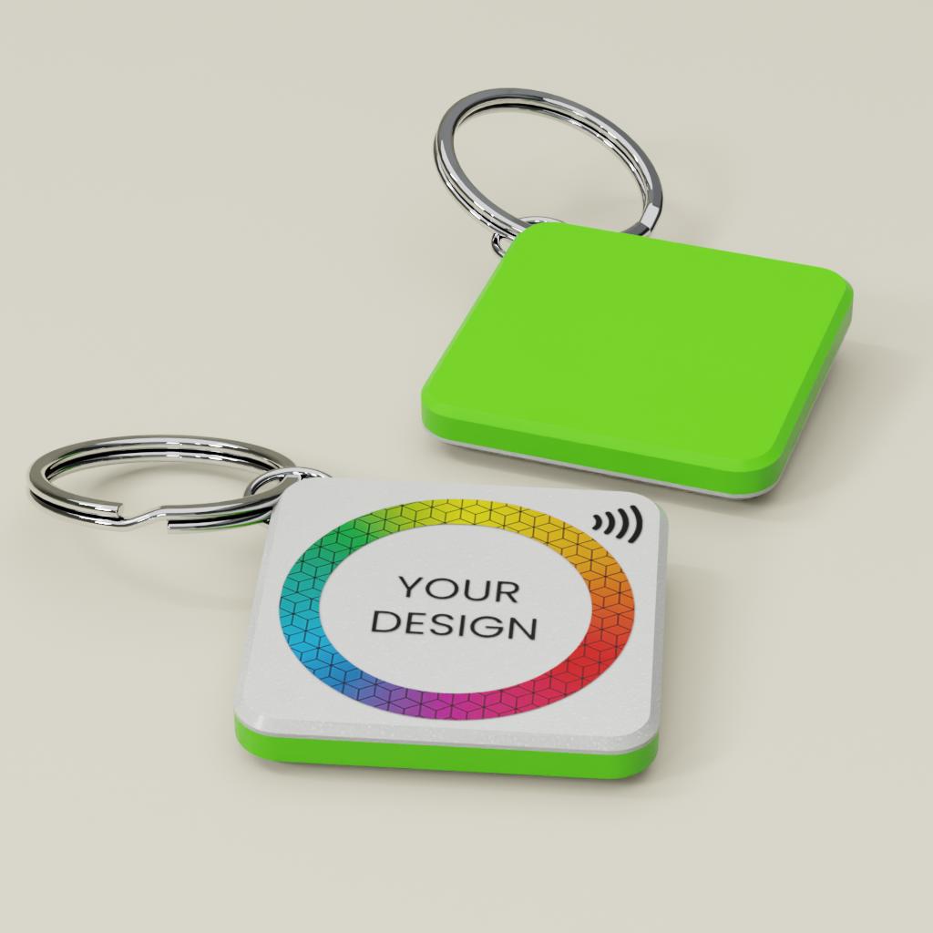 Custom Smart NFC Square Keyring