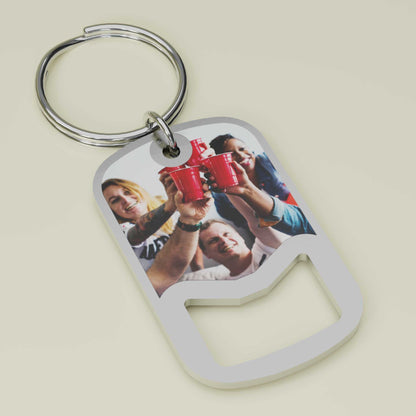 Custom Metal Beer Opener Keyring