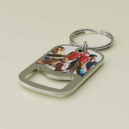 Custom Metal Beer Opener Keyring