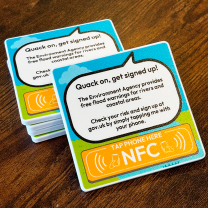 Custom Smart NFC Square Coaster