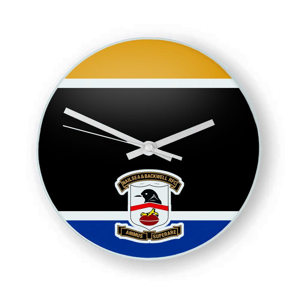 Nailsea & Backwell RFC Glass Clock