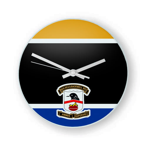 Nailsea & Backwell RFC Glass Clock